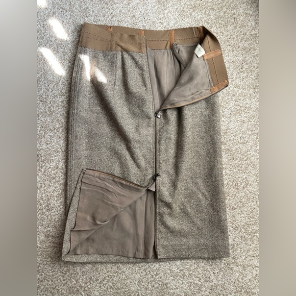 Stella McCartney Stunning Brown Tweed Skirt - Picture 3 of 11